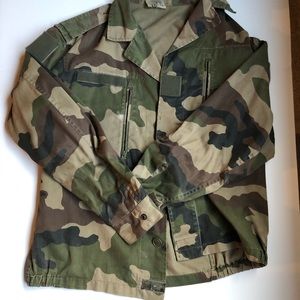 Vintage camo utility jacket